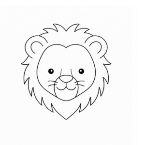 miroir lion